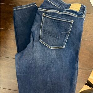 Dark Blue Denim Jeans